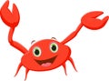 Funny cartoon crab Royalty Free Stock Photo