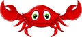 Funny cartoon crabs