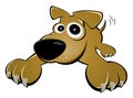 Funny cartoon dog Royalty Free Stock Photo