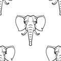 Background head elefant Royalty Free Stock Photo