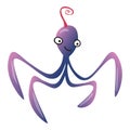 Funny cartoon octopus Royalty Free Stock Photo