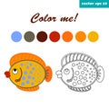 coloring book fish