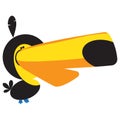 Funny Cartoon Toucan