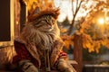 Funny Cat in Halloweeen Costume