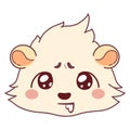 Funny cavy drooling, hungry emoticons - Drooling Face Emoji