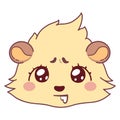 Funny cavy drooling, hungry girl emoticons - Drooling Face Emoji