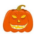 Funny and cheerful pumpkin for Halloween.