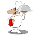 Funny chef cook Royalty Free Stock Photo