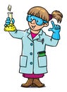 Funny chemist or scientist