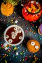 Funny children`s treats for Halloween Royalty Free Stock Photo