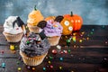 Funny children`s treats for Halloween Royalty Free Stock Photo