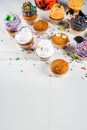 Funny children`s treats for Halloween Royalty Free Stock Photo