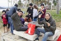 Funny Chinese company picnic