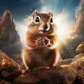 Funny chipmunk