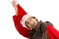 Funny Christmas Boy Royalty Free Stock Photo