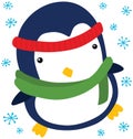 Funny Christmas Penguin