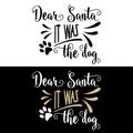 Funny Christmas quote Royalty Free Stock Photo