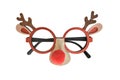 Funny Christmas reindeer eyeglasses