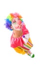 Funny clown Royalty Free Stock Photo