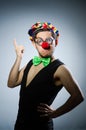 Funny clown Royalty Free Stock Photo