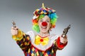 The funny clown in comical concept Royalty Free Stock Photo