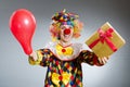 The funny clown in comical concept Royalty Free Stock Photo