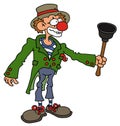 Funny clown Royalty Free Stock Photo