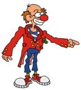 Funny clown Royalty Free Stock Photo