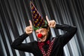 Funny clown in humorous concept Royalty Free Stock Photo