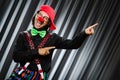 Funny clown in humorous concept Royalty Free Stock Photo