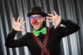 Funny clown in humorous concept Royalty Free Stock Photo