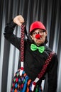 Funny clown in humorous concept Royalty Free Stock Photo