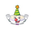 Funny Clown steamed egg cartoon character mascot design