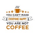 Funny Coffee Quote and Saying. 100 vector best for graphic Royalty Free Stock Photo