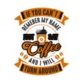 Funny Coffee Quote and Saying. 100 vector best for graphic Royalty Free Stock Photo