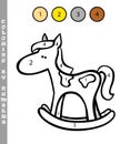 Funny coloring by numbers game.