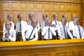 Funny Courtroom, Jury Box, Jurors Royalty Free Stock Photo