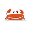 Funny crab, sketch for your design