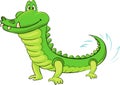 Funny crocodile