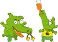 Funny crocodiles