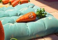 Funny cute happy carrot characters bundle set. cheerful carrot in the garden