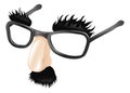 Funny disguise illustration Royalty Free Stock Photo