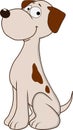 Cartoon image of a funny and friendly dog