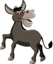 Funny donkey cartoon