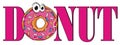 Funny donut and letters Royalty Free Stock Photo