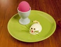 Funny egg for children Royalty Free Stock Photo