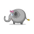 Funny elephant Royalty Free Stock Photo