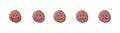 Funny emoticons. Appraisal concept. Vector