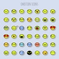 Funny emotion icons