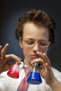 Funny emotional chemist with